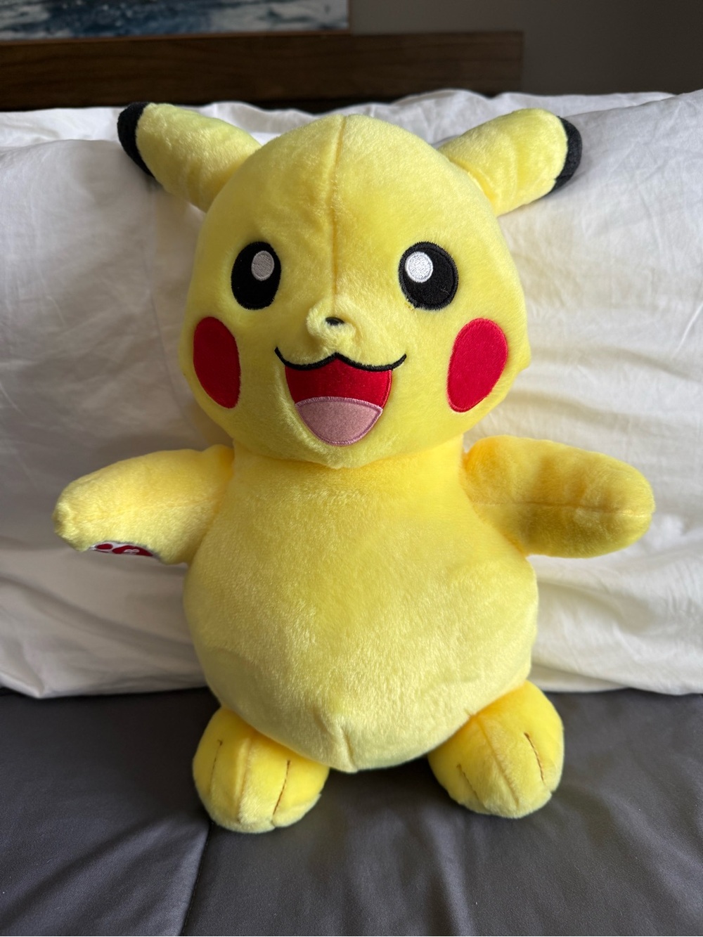Pikachu Yellow Plush Toy - Kids Soft Stuffed Character